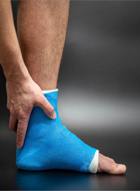 zlom in izpah gležnja